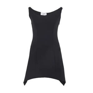Coperni Asymmetric Black Dress